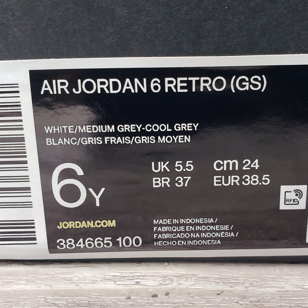 Brand New Jordan Retro 6 White and Gray - Picture 2 of 8